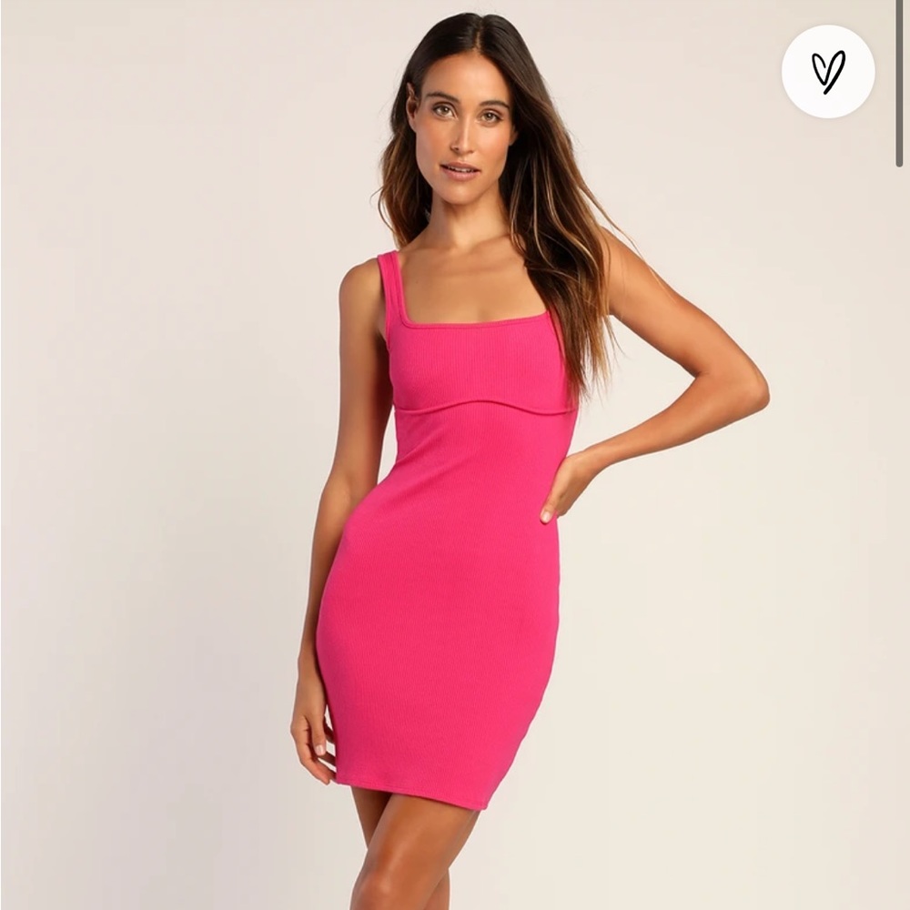 Lulu’s Ribbed knit bodycon mini dress